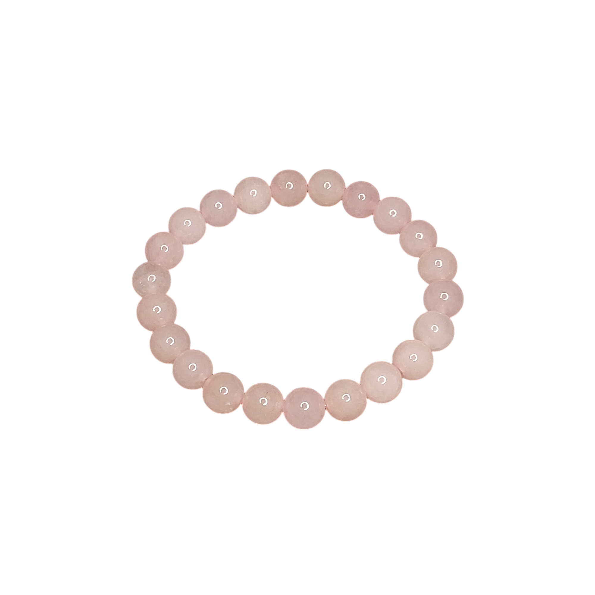 Браслет з рожевого кварцу